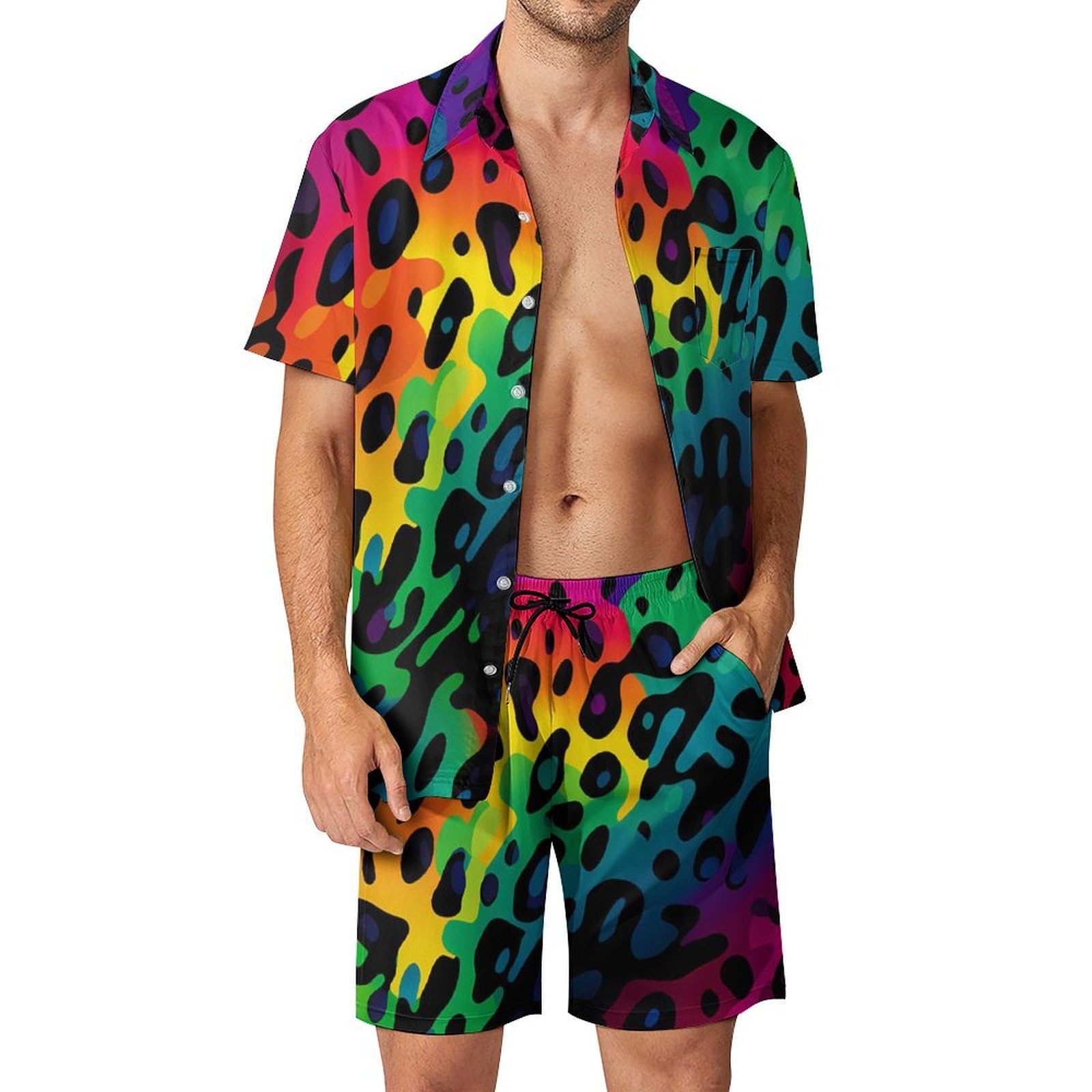 Quality Men'S Fashion - Summer Irregular Geometric 3D Print Men