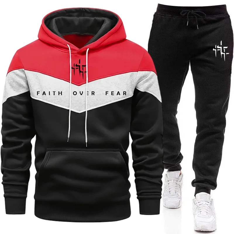 Faith Over Fear Men's Tracksui - Men'S Fashion Tips ulasan dan harga