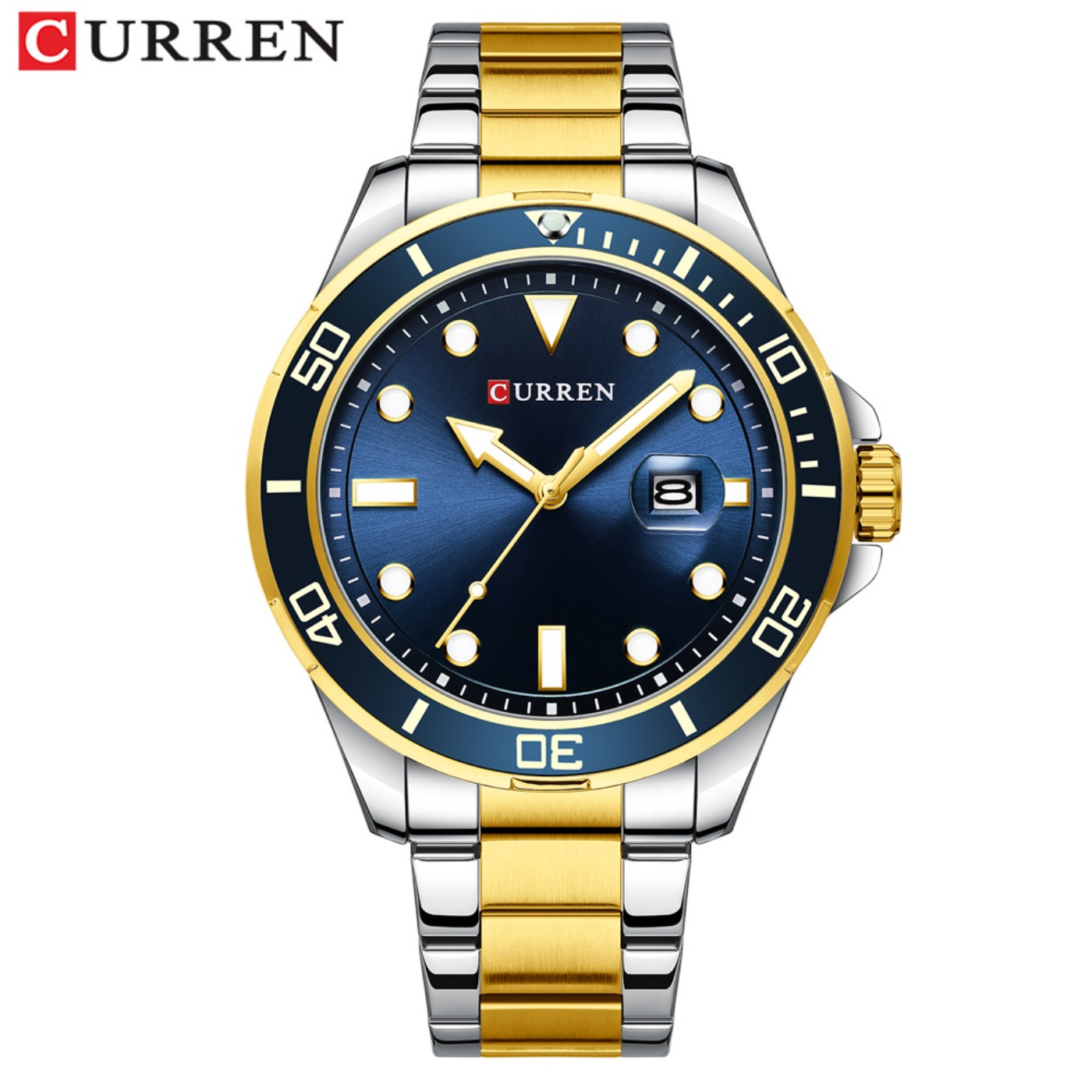 CURREN New Green Water Ghost S - Mens Fashion Watch ulasan dan harga