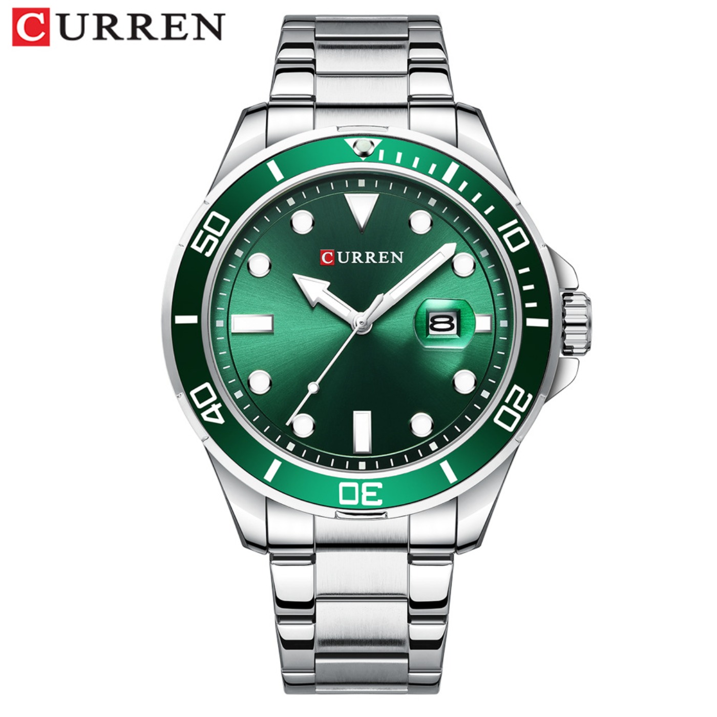 CURREN New Green Water Ghost S - Mens Fashion Watch ulasan dan harga