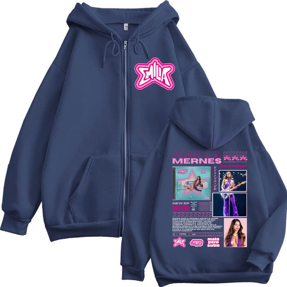 Emilia Mernes MP3 Album Merch  - Mens Fashion Zip Up Hoodies ulasan dan harga