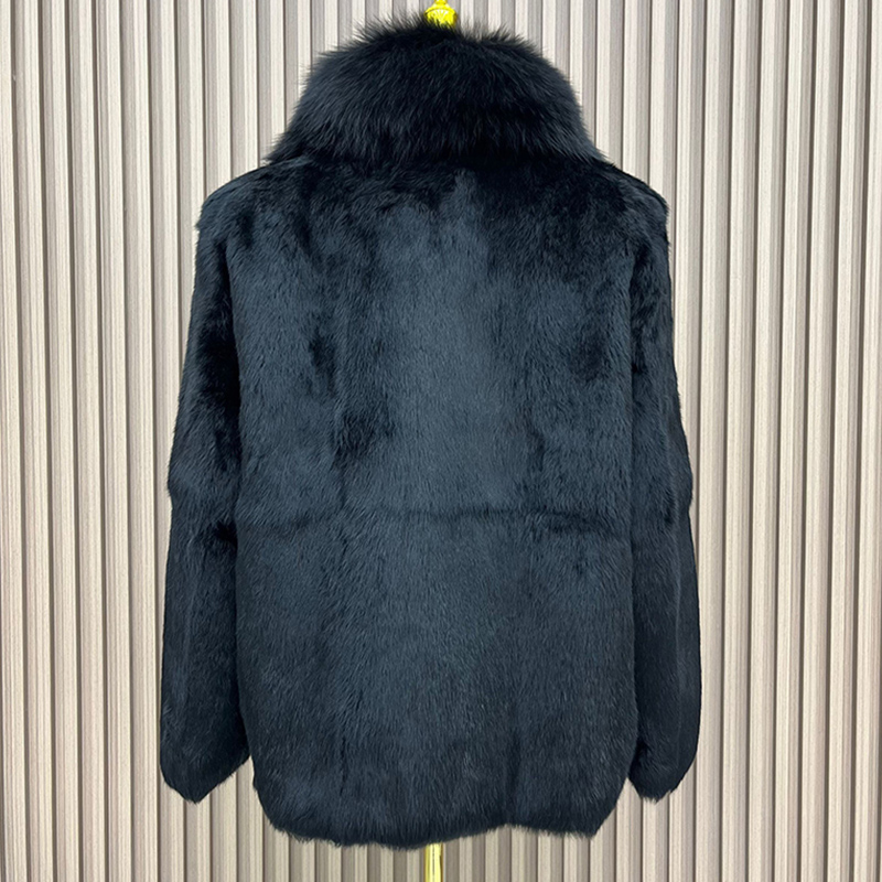 Real Genunie Natural Rabbit Fu - Men'S Fashion Zipper Jacket ulasan dan harga