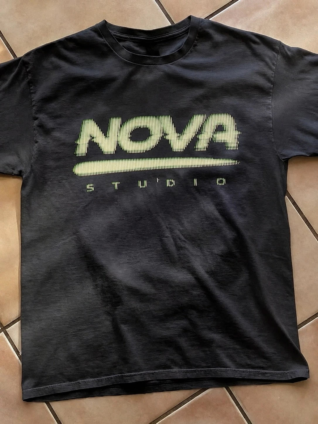 2026 Vintage Glitch Letter Gra - Men'S Fashion Nova ulasan dan harga