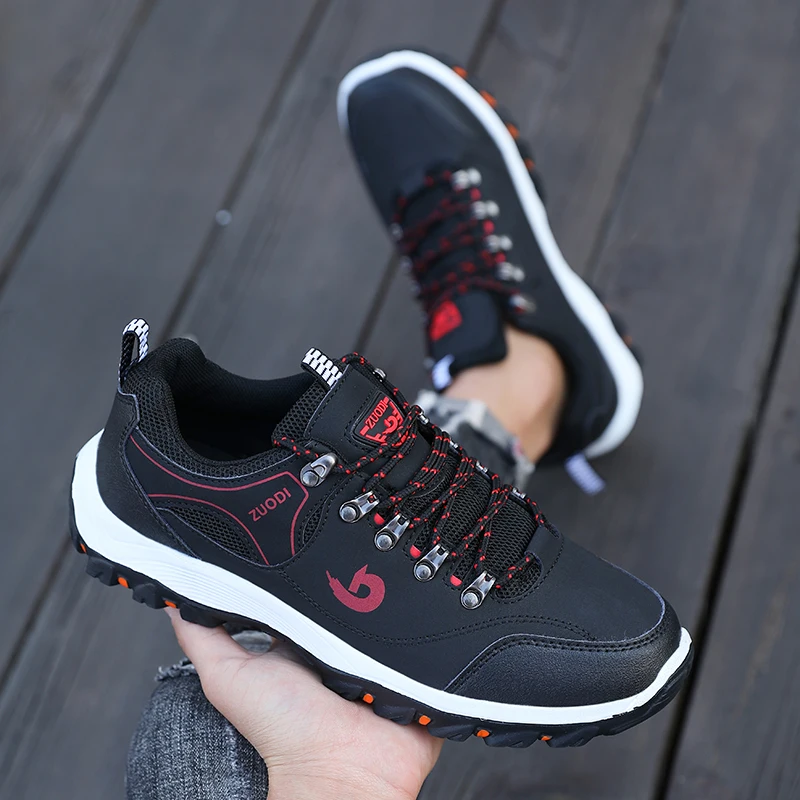 Hiking Boots Men's Black Sneak - Men'S Fashion Hiking Boots ulasan dan harga