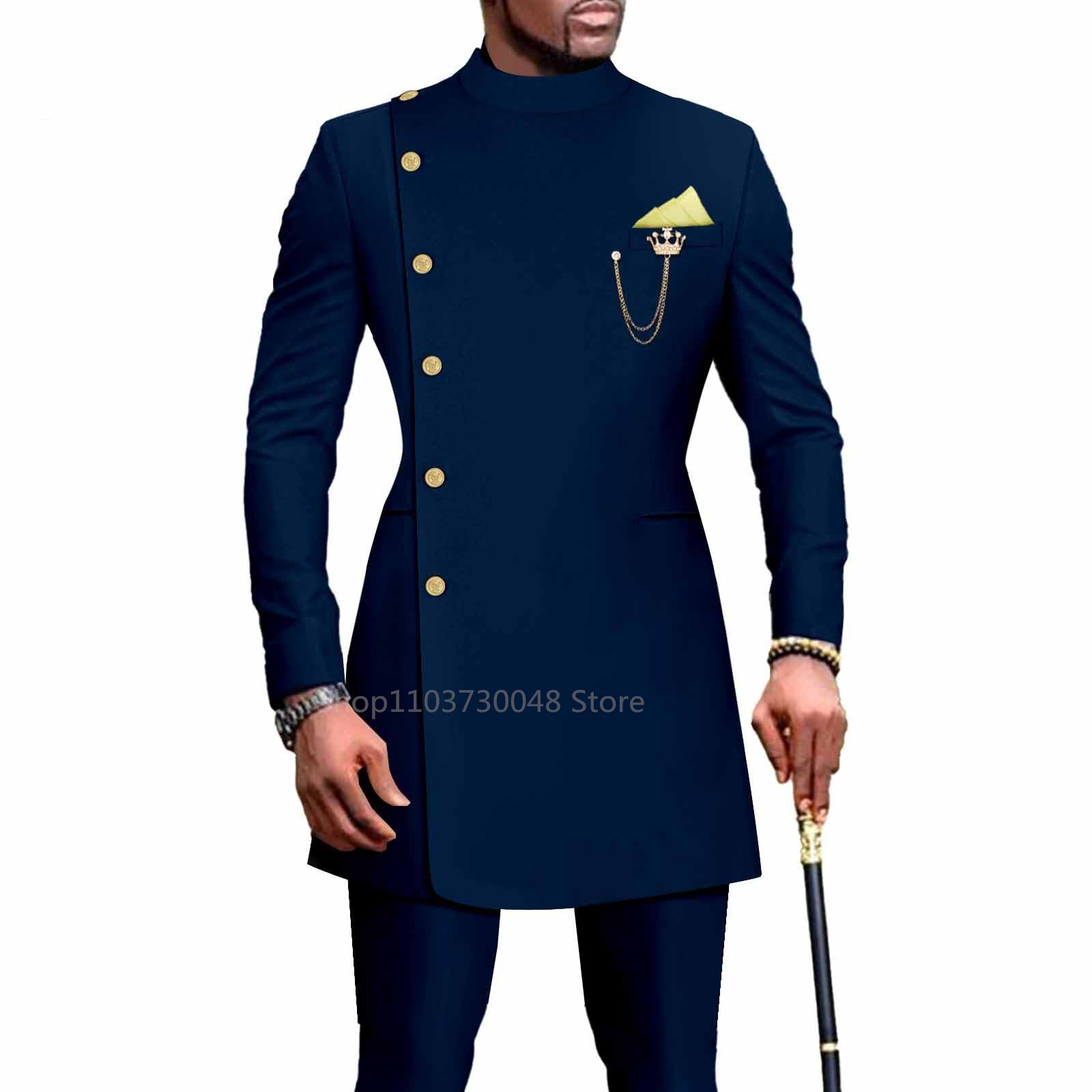 African Design Slim Fit 2 Piec - Slim Fit Blazer Men ulasan dan harga
