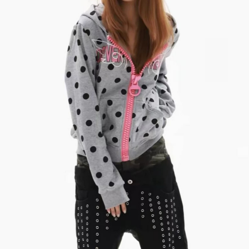 high street fashion American r - Mens Fashion Zip Up Hoodies ulasan dan harga