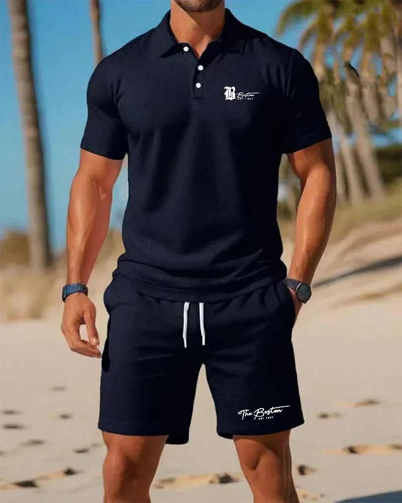 Summer New Men's Polo Shirt Se - Quality Men'S Fashion ulasan dan harga