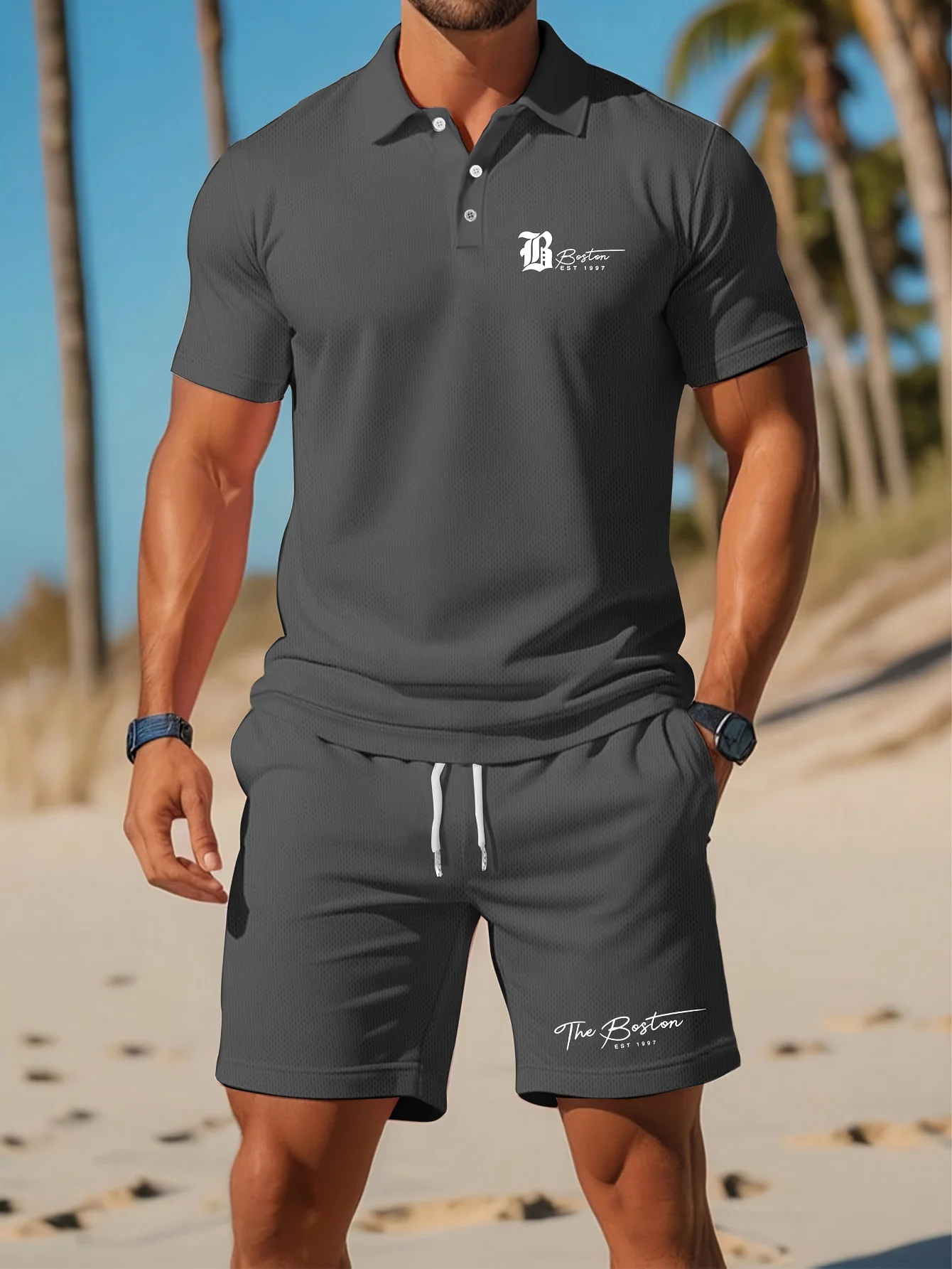 Summer New Men's Polo Shirt Se - Quality Men'S Fashion ulasan dan harga