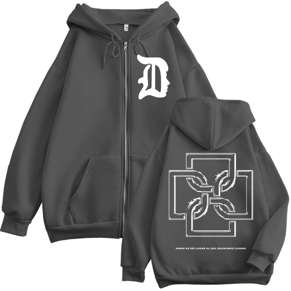Customization Rapper Duki Logo - Mens Fashion Zip Up Hoodies ulasan dan harga