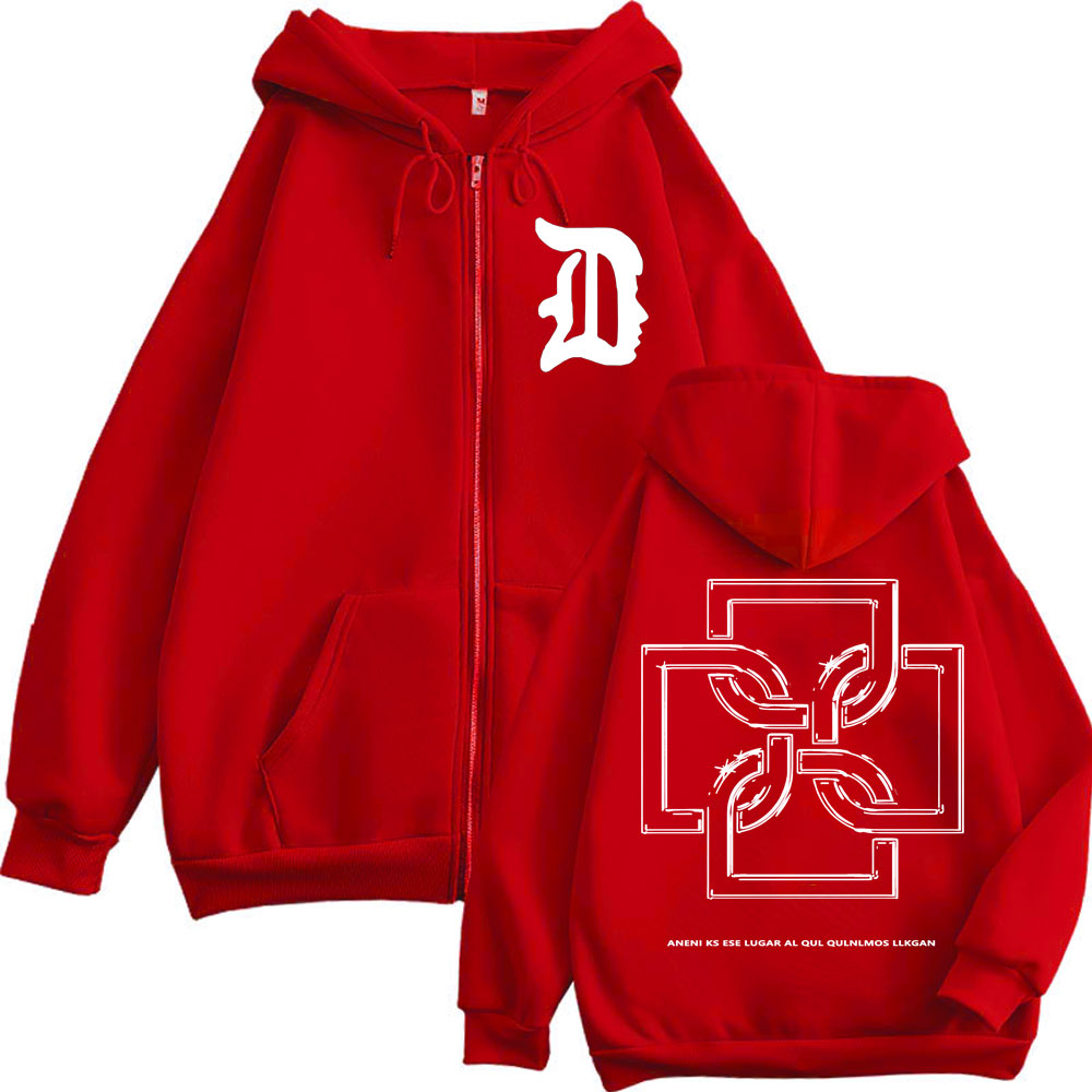 Customization Rapper Duki Logo - Mens Fashion Zip Up Hoodies ulasan dan harga