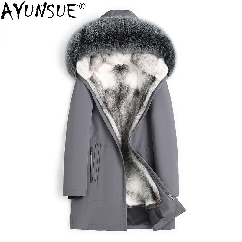 AYUNSUE Fashion Winter Jacket  - Men'S Fashion Zipper Jacket ulasan dan harga