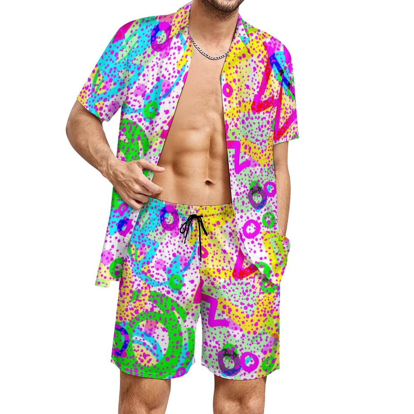 Summer Irregular Geometric 3D  - Quality Men'S Fashion ulasan dan harga