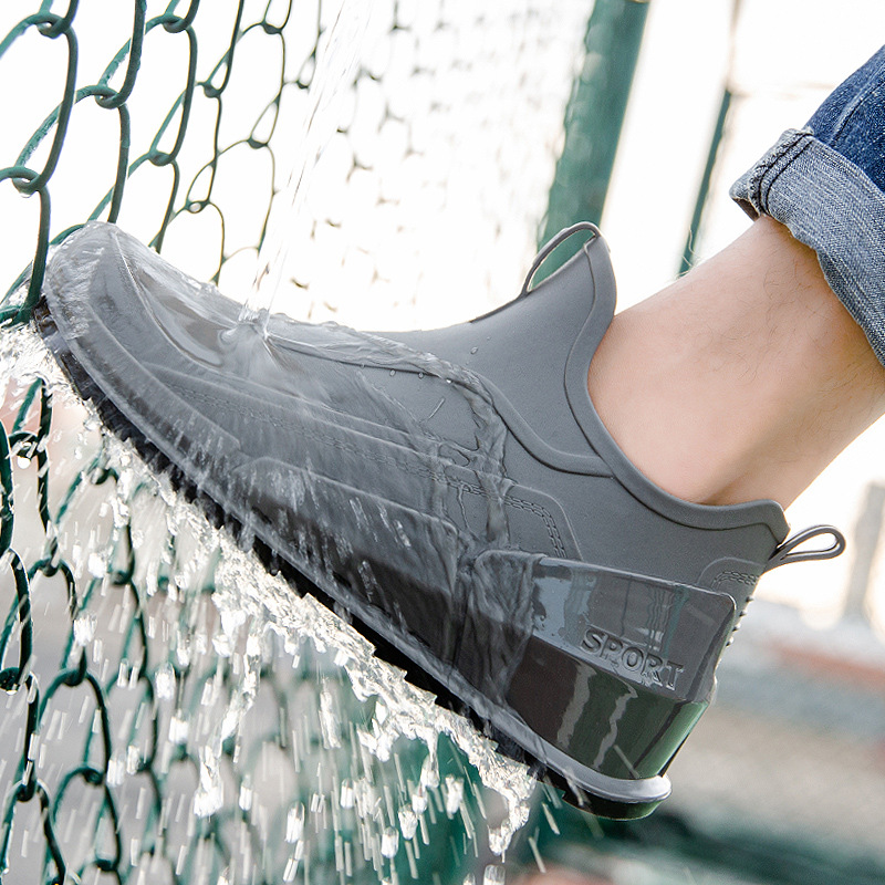 Summer men's short tube rain b - Men'S Fashion Hiking Boots ulasan dan harga
