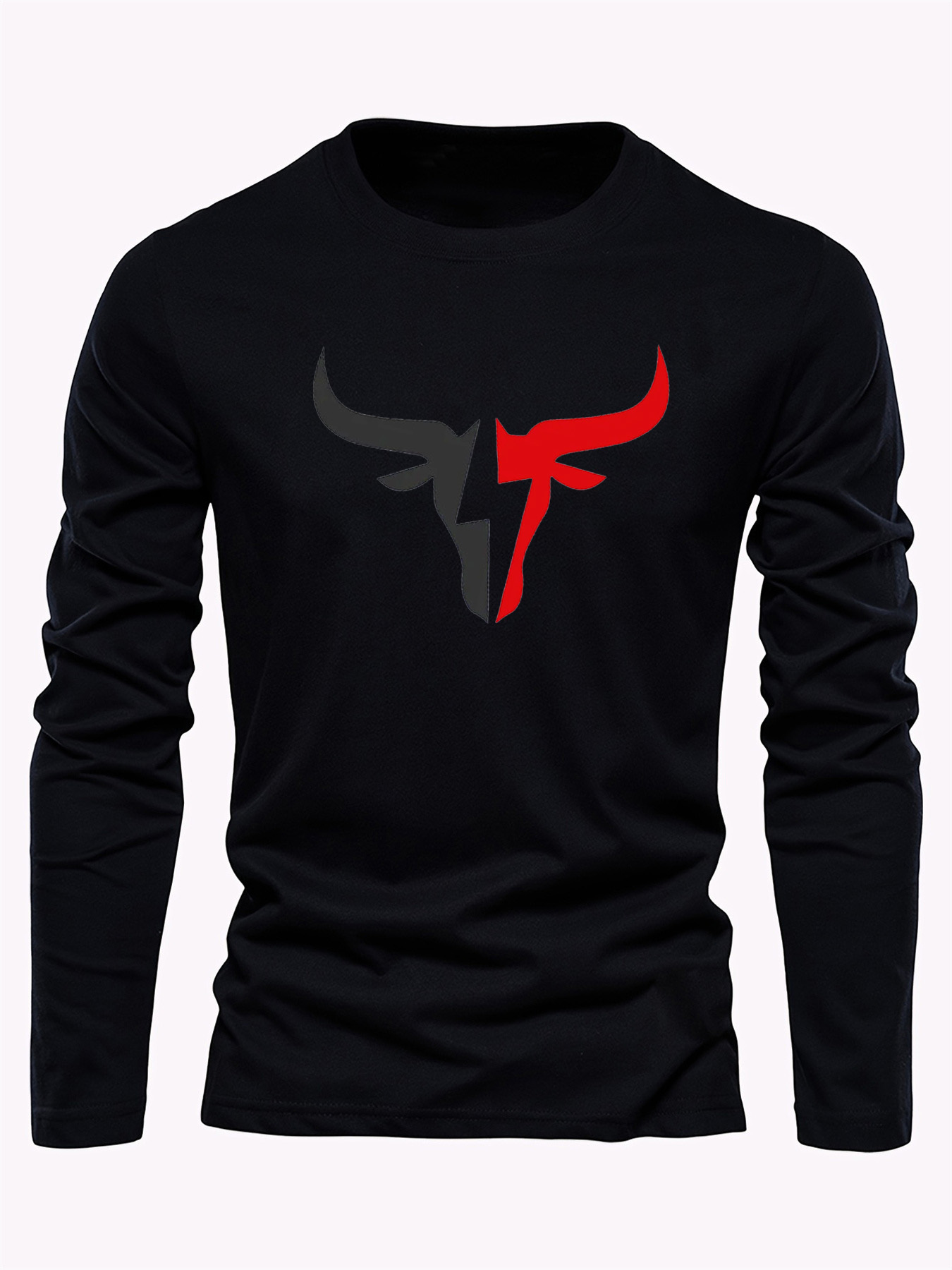 Simple Solid Color Men's Long  - Quality Men'S Fashion ulasan dan harga