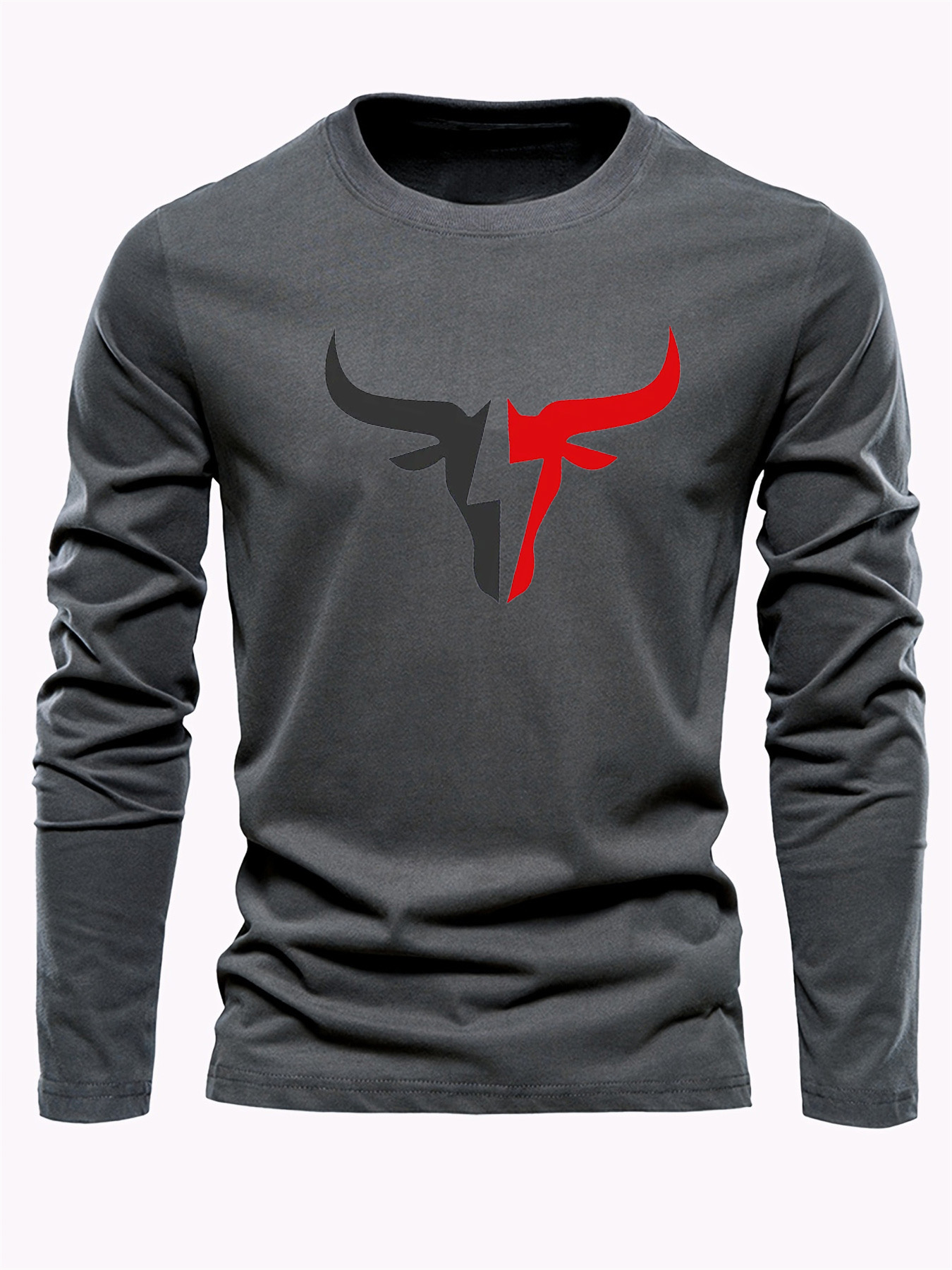 Simple Solid Color Men's Long  - Quality Men'S Fashion ulasan dan harga