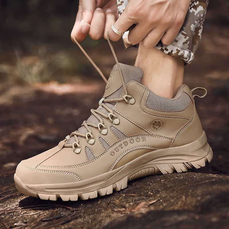 Men Tactical Boots Military Ma - Men'S Fashion Hiking Boots ulasan dan harga
