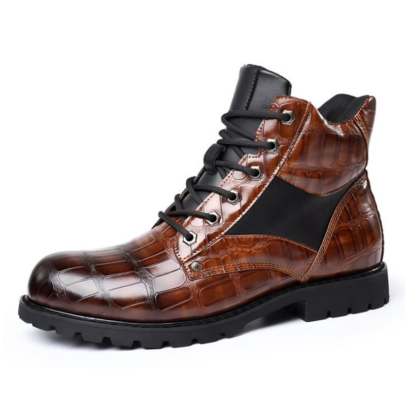 Luxury Brand Men Boots Grid Pa - Men'S Fashion Luxury Brands ulasan dan harga