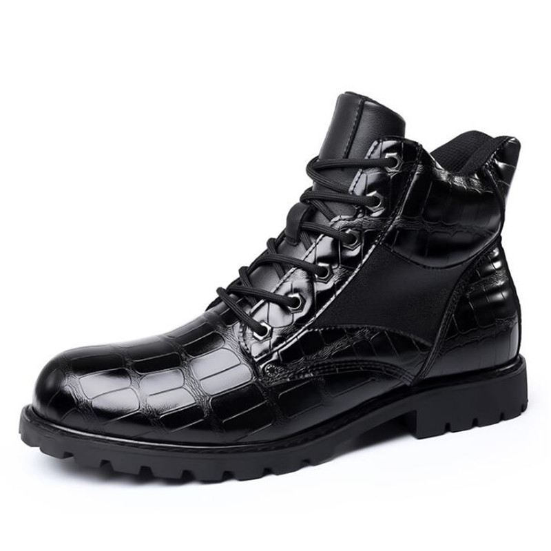 Luxury Brand Men Boots Grid Pa - Men'S Fashion Luxury Brands ulasan dan harga