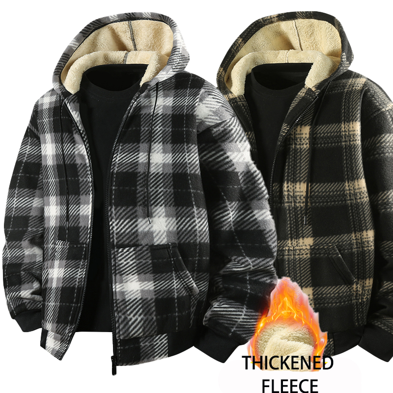 New Fashion Fleece Lined Men's - Men'S Fashion Zipper Jacket ulasan dan harga