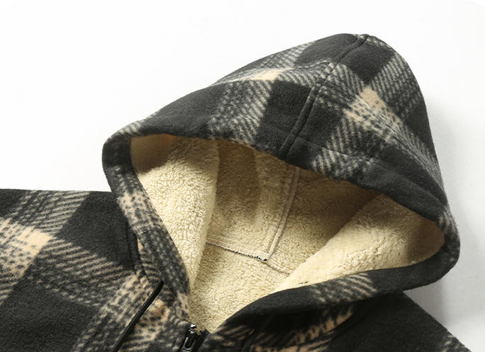 New Fashion Fleece Lined Men's - Men'S Fashion Zipper Jacket ulasan dan harga