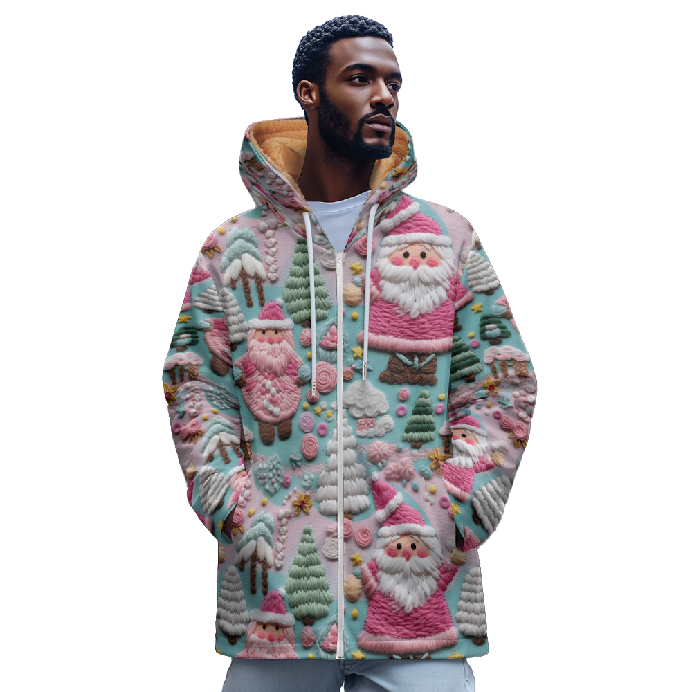 Luxury Flower 3D Printed Patte - Mens Fashion Zip Up Hoodies ulasan dan harga