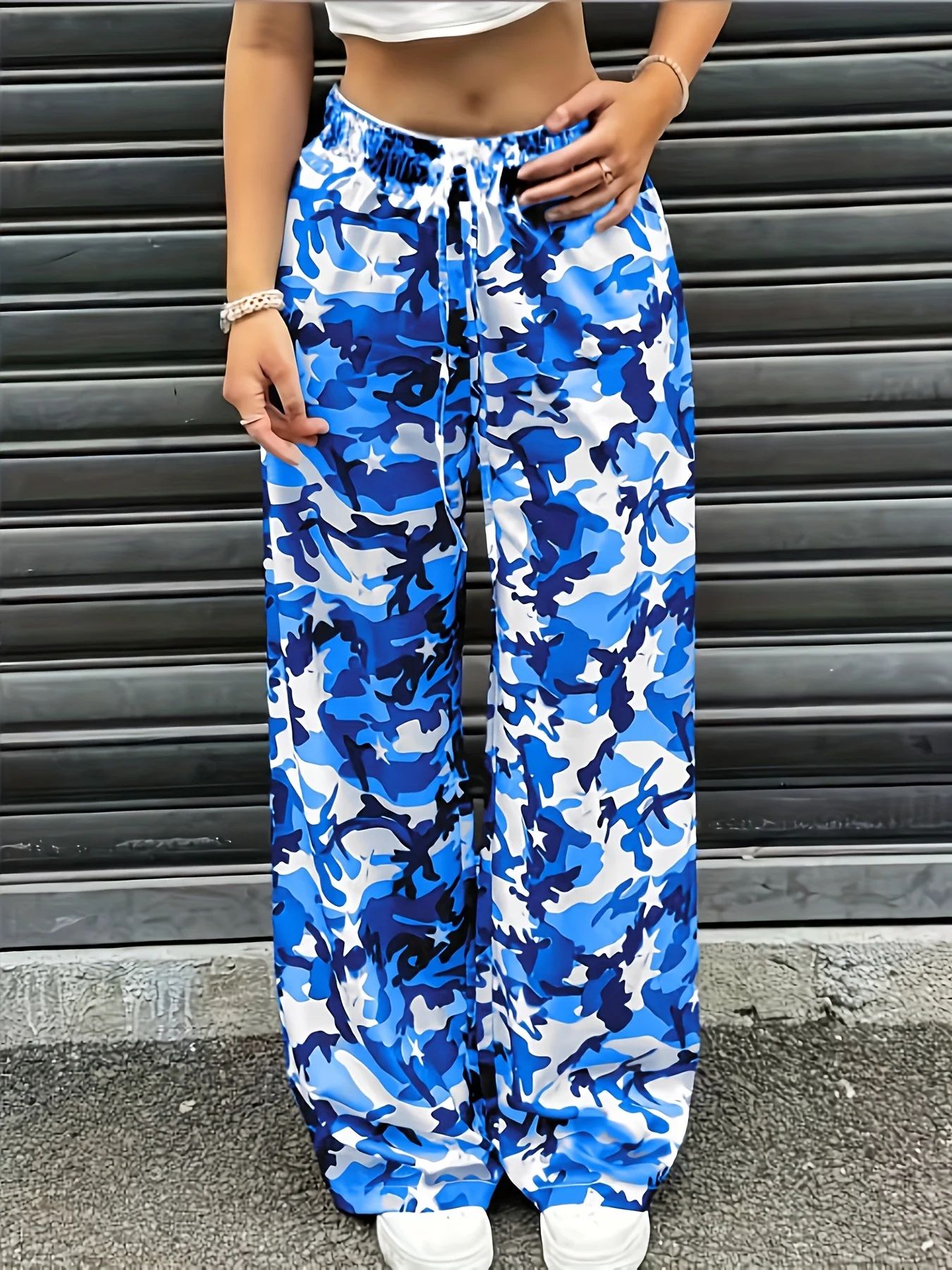 Hot Sale Summer Men Women Blue - Mens Fashion Camo Pants ulasan dan harga