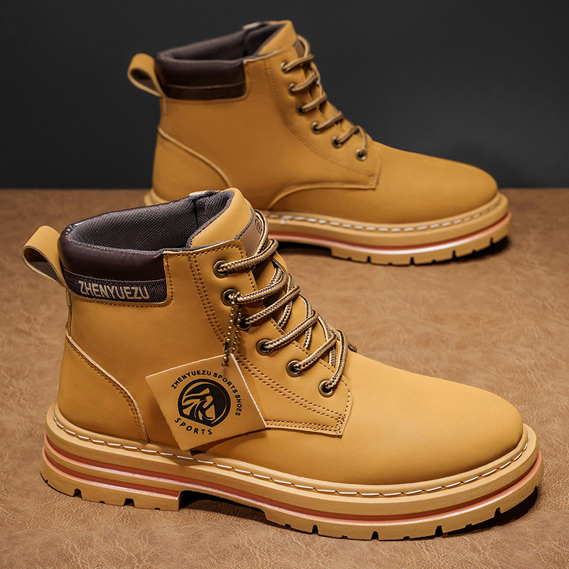 Fashion Men's High‑Top Boots,  - Men'S Fashion Hiking Boots ulasan dan harga