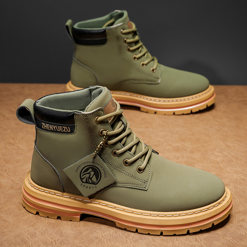 Fashion Men's High‑Top Boots,  - Men'S Fashion Hiking Boots ulasan dan harga