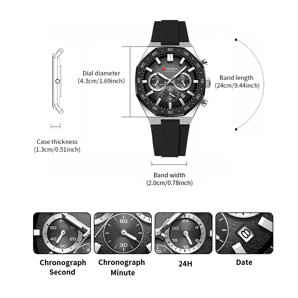 CURREN Fashion Casual Men Spor - Mens Fashion Watch ulasan dan harga