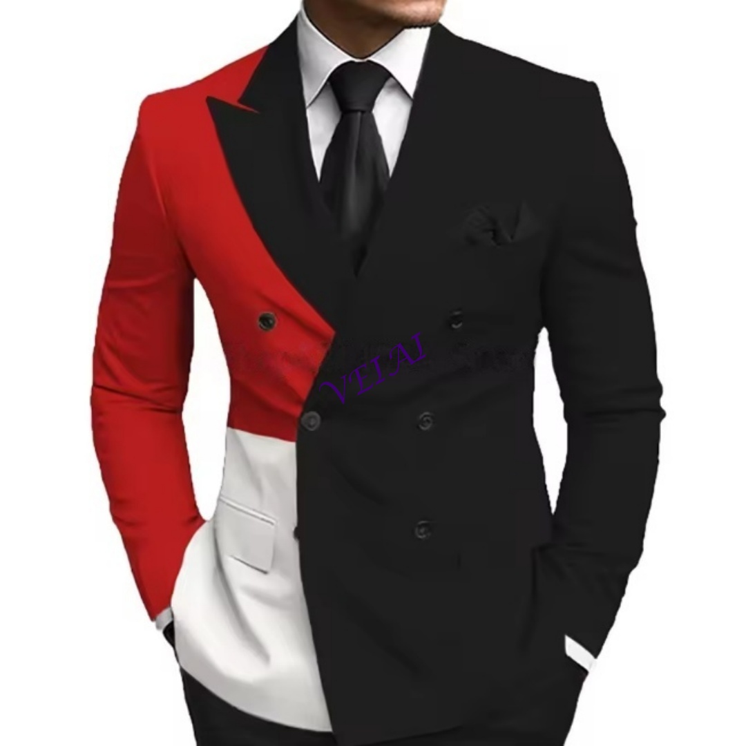 Customized Men's Slim Fit 2 Pi - Slim Fit Blazer Men ulasan dan harga