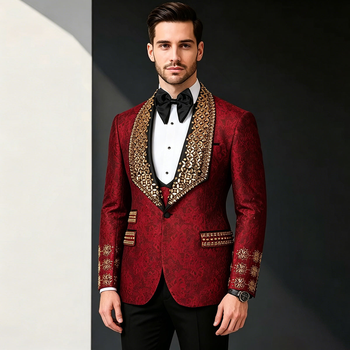 High Quality Diamond Men Suits - Slim Fit Blazer Men ulasan dan harga