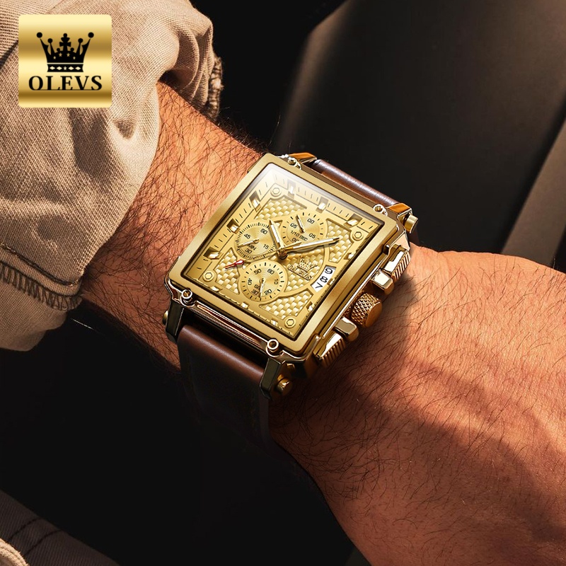 OLEVS Brand Mens Watches Water - Men'S Fashion Luxury Brands ulasan dan harga