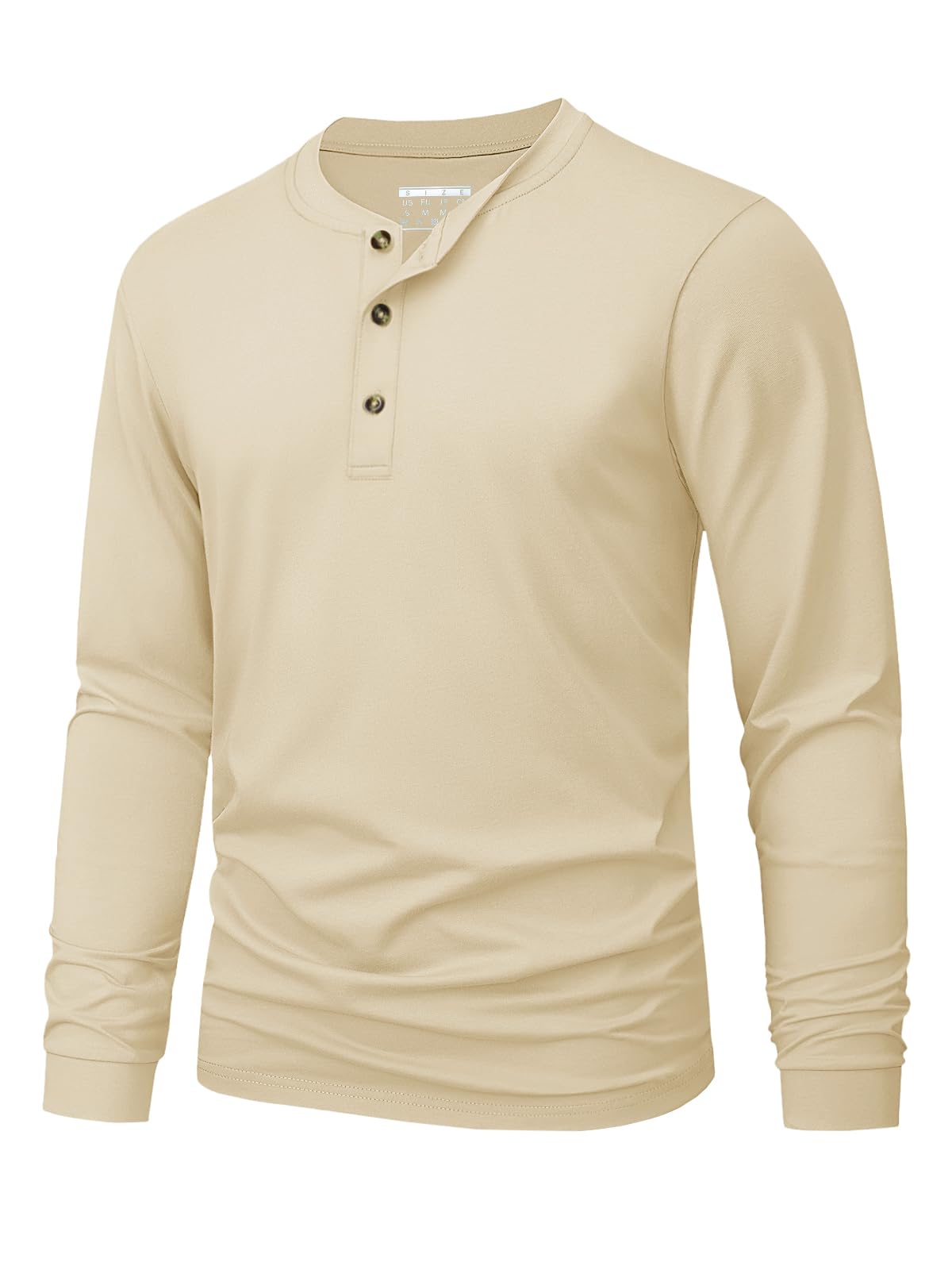 Men's Henley T-Shirt Simple So - Quality Men'S Fashion ulasan dan harga