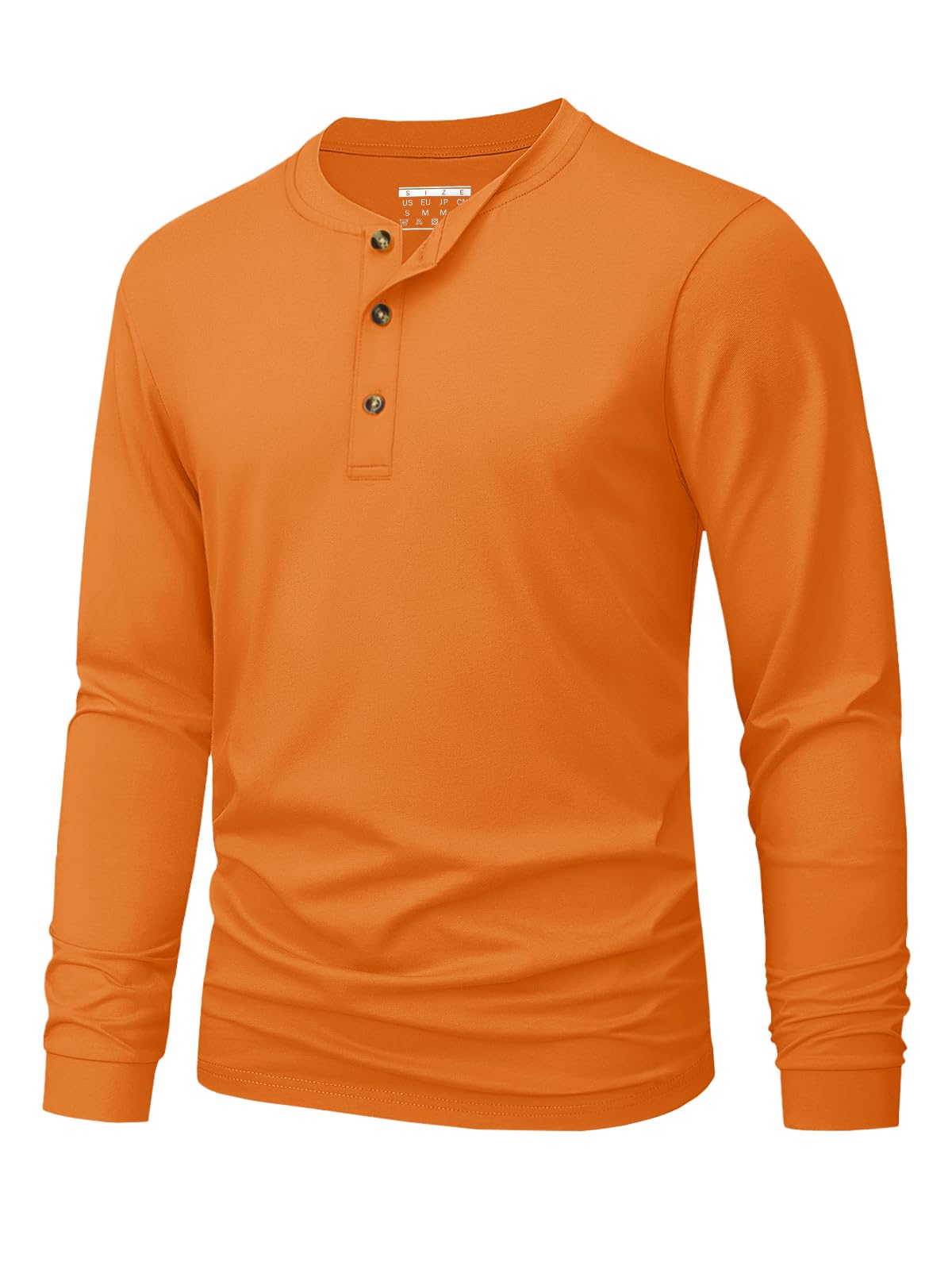Men's Henley T-Shirt Simple So - Quality Men'S Fashion ulasan dan harga