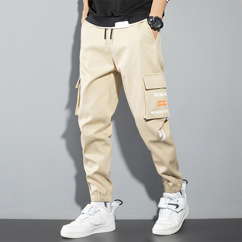 Orange Cargo Pants Men Hip Hop - Mens Fashion Camo Pants ulasan dan harga
